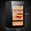 70L Electric Cigar Humidor Case Cedar Cigar Box Digital Cooling & Heating AU