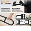 Stair Handrail Railings 1 to 4 Steps Black Metal Adjustable Safety Hand Rail Kit