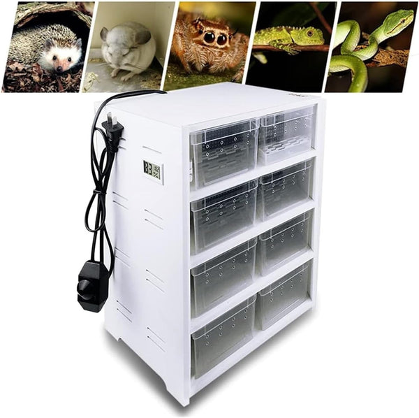 Reptile Breeding Box 8 Compartment Reptile Cabinet for Snake Gecko Lizard AU