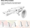 10cm(D) Hamburger Pressing Mould 2-Hole Meat Patty Forming Mold ABS w/5 Tubes