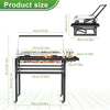 Portable Flipping Charcoal Grill 360° Rotating Charcoal BBQ Backyard Camping AU