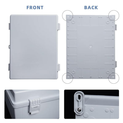 IP66 Waterproof Wiring Junction Box ABS Enclosure Electrical Box 40*30*17cm