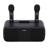Bluetooth Karaoke Speaker & 2 Wireless Microphones Rechargeable Karaoke Machine