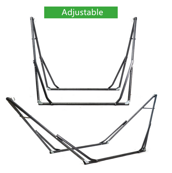 Foldable Hammock Swinging Chair Hammock With Stand Pop Up Hanging Camping Bed