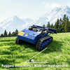 RC Petrol Lawn Mower with Snow Blade Tracked Mower & Snow Shovel 224cc 9HP AU