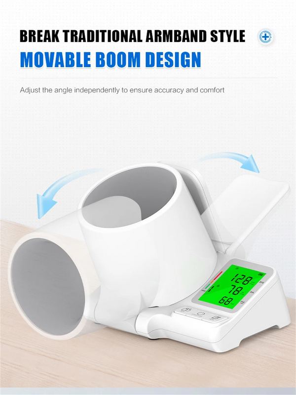 Automatic Blood Pressure Monitor Upper Arm Electronic Sphygmomanometer BP LCD