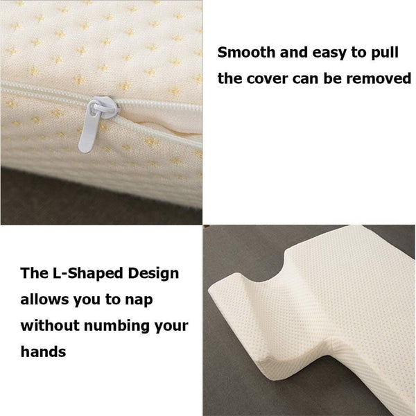 Cuddle Pillow for Individual/Couple Side Sleepers Ergonomic Pillow with Arm Hole