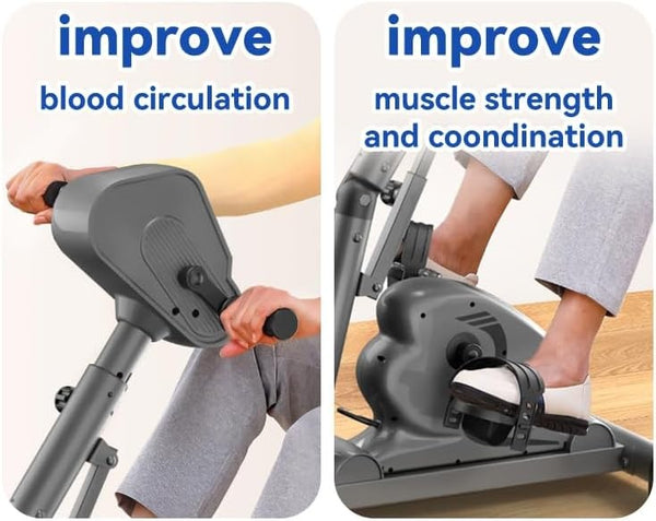 Legs Arms Electric Exercise Bike Physical Therapy Assisted Rehab For Seniors