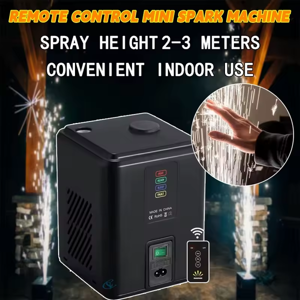 350W Cold Spark Machine Firework Remote DMX Wedding Stage Effect DJ Disco Party