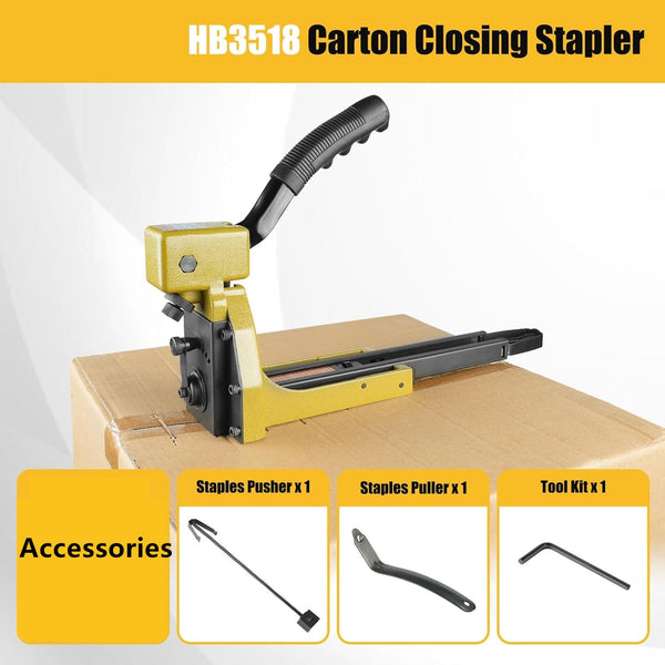 Heavy Duty Manual Carton Stapler Closing Packing Tools