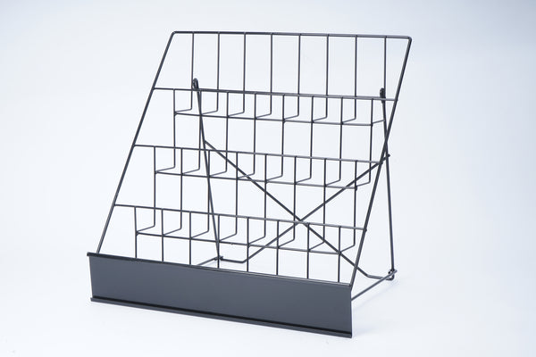 Book Display Rack Comic Book Greeting Card Stand Tabletop Magazine CD Holder