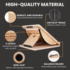 Non-Slip Wooden Slant Board Incline Balance Board Calf Stretcher Gym Exercise