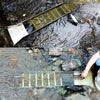 Gold Panning Kit With Sluice Box 50" Folding Aluminum Gold Mining Equipment