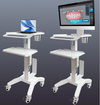 Medical Dental Lab Trolley Cart Intraoral Scanner Mobile Cart Clinic Laptop Rack