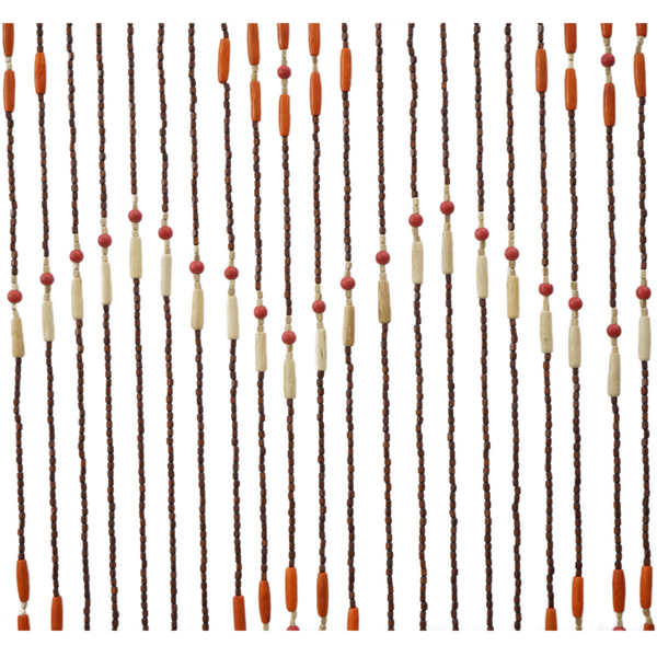 Beaded Curtain Door String Curtains 31Lines Bamboo Wooden Beaded Doorway Curtain