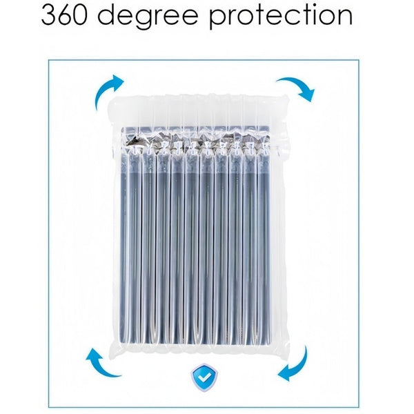 50 Pack 14-15'' Laptop Air Column Inflatable Packaging Protective Bags Hand Pump