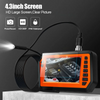 4.3" Dual Lens Endoscope 8mm Borescope HD 1080P Inspection Camera 10m Cable AU