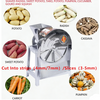 Commercial Electric Vegetable Fruit Slicer Potato Carrot Striping 500kg/h 2-IN-1