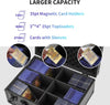 Toploader Storage Box Card For 3"x4" Cards Trading Metal Card Storage Box w/Lock
