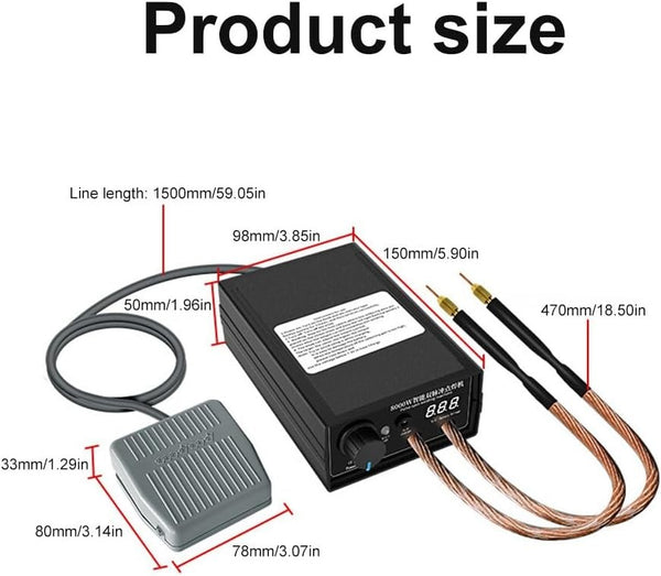 8000W Spot Welder Battery Welding Machine for 18650 Lithium Batteries Power