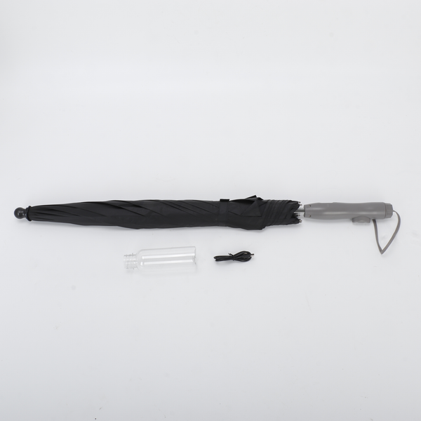 Rechargeable Misting Cooling Sun Umbrella Cooling Fan Anti UV Sun Protection AU
