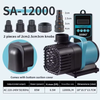 Adjustable Flow Rate 10 Grade-Speed Submersible Water Sump Pump Pond Fountain