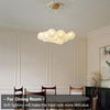 Modern Bubble Chandelier Lighting 13Light Glass Globe Pendant Hanging Light Lamp