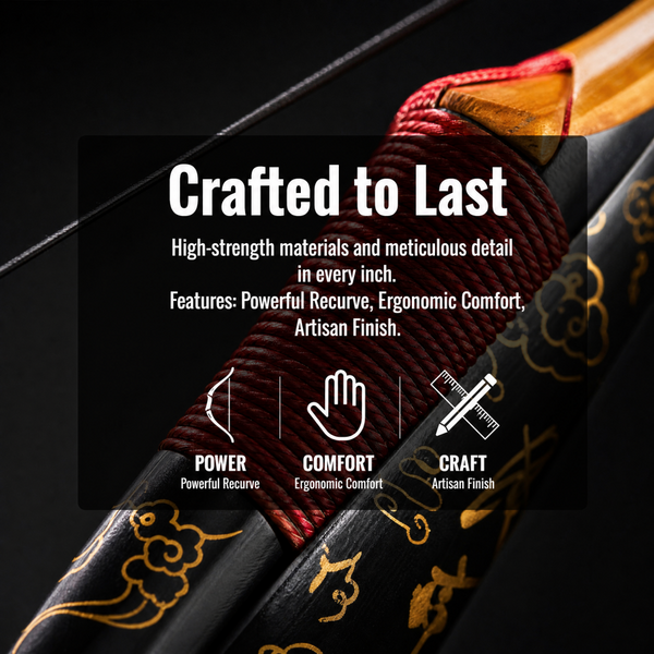 50lbs Recurve Bow and Arrow Set Traditional 50'' Archery Recurve Bow Hunting AU