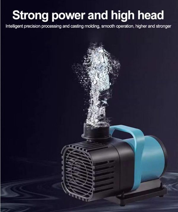 Adjustable Flow Rate 10 Grade-Speed Submersible Water Sump Pump Pond Fountain