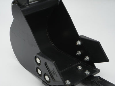 200mm Narrow Digging Bucket For Mini Excavators 7.87in Trenching Attachment
