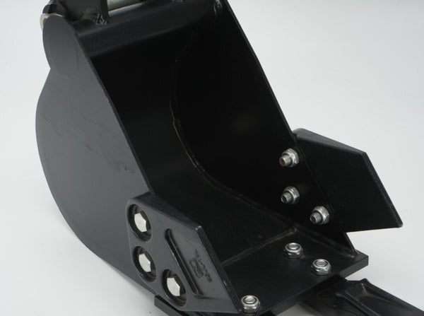 200mm Narrow Digging Bucket For Mini Excavators 7.87in Trenching Attachment