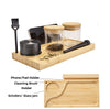 Bamboo Locking Storage Stash Box Bundle ockable Herbal Supply Kit w/ Accessories