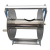Large Stainless Steel Garden Hose Reel Cart Portable Pipe Holder Heavy Duty