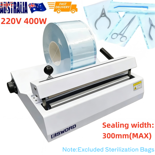 220V Sterilization Disinfection Bag Sealing Machine Medical Dental Sealer 300mm