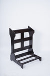 Wood Prayer Bench Stool Kneeler with Shelf and Cushion Church Prayer Table Chair