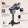 Hair Salon Professional O3 Ozone Micro Mist Hair Steamer 7 Color Light Hair Care