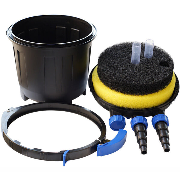 Aquarium External Canister Pond Filter 5000L/H UV + Submersible Pump 3000L/H