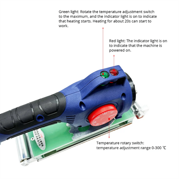 Edge Banding Machine Wood PVC Manual Edge Bander For Self-adhesive Edge Banding