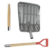 Heavy Duty Chicken Coop Sifting Scoop Sand Sifting Shovel with Wooden Handle AU