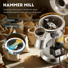 2000W Industrial Auto Continuous Hammer Grain Mill Grinder Herb Grinder 20Kg/h