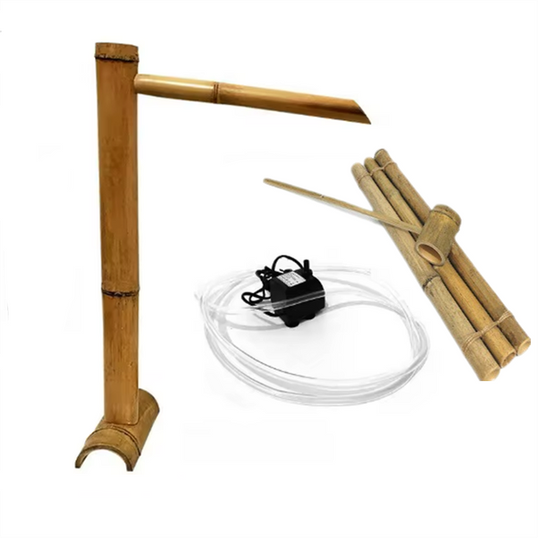 Bamboo Water Flow Ornaments Courtyard Water Circulation Bamboo Water Flow Device