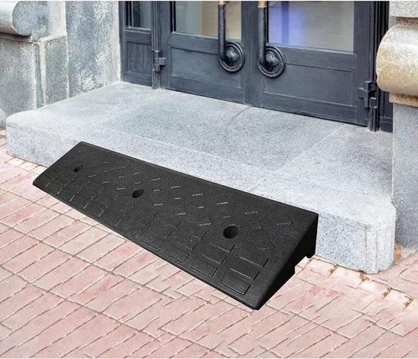 Non-Slip Wheelchairs Ramp for Curb/Doorways/Driveway/Steps 10cm Rise Load 3tons