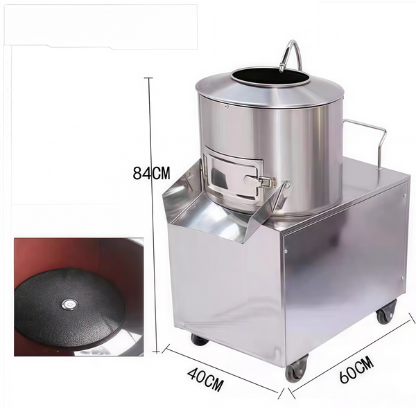 Commercial Potato Peeler Cassava Taro Peeler Automatic Peeling Machine 1500W AU