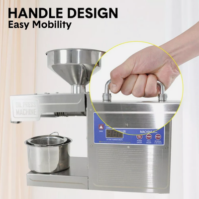 820W Automatic Oil Press Machine Commercial Home Oil Expell Stainless Steel 220V