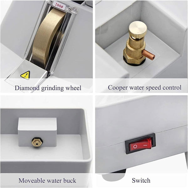 Manual Lens Edger Glasses Eyeglasses Lens Polisher Watch Glass Polishing Tool AU
