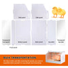 80CM Chick Brooder Box Rearing Poultry Feeding Box Keep Warm Up to 35 Chicks