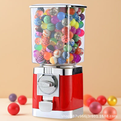 $2 Operated Gumball Vending Machine Toys Balls Egg Twisting Dispenser w/Lock