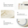 6in1 Soy Milk Maker Soybean Machine Juice Grain Blender Automatic Heating 500ml