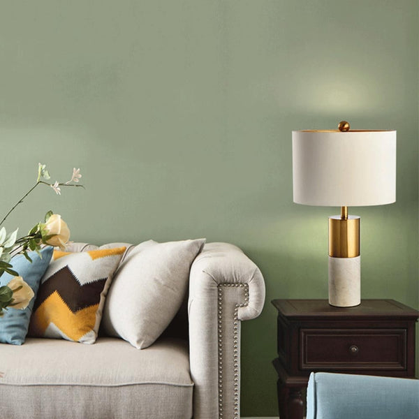 Modern Table Lamp Bedroom Bedside Lamp Marble Table Light AU Plug