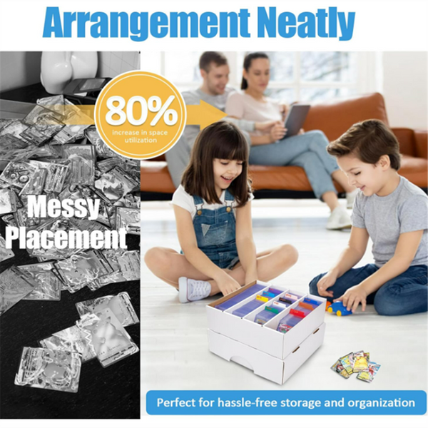 LPG Cardboard 3200ct Trading Card Storage Box with Lid for Tcg Mtg Sports Cards